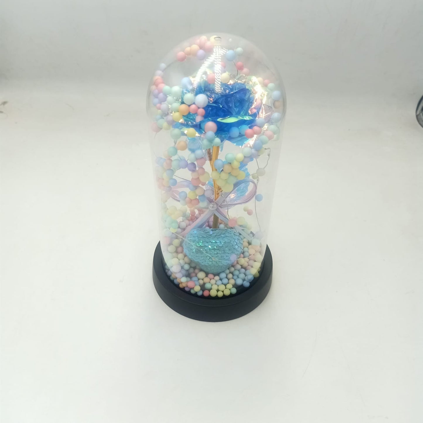 Rose Gift With Led Lights