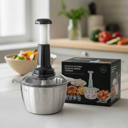 Multi-Function HAND-PUSHING Vegetable Chopper